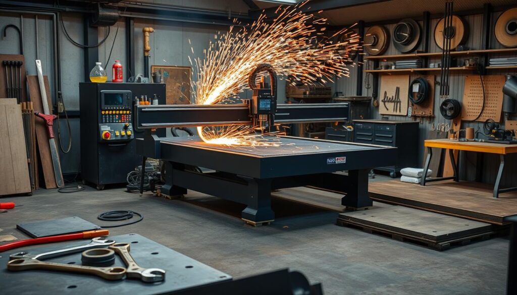 CNC plasma cutting
